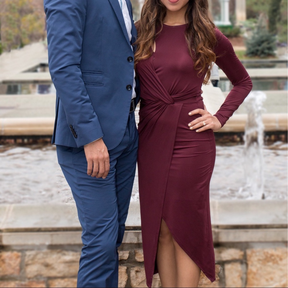 Marciano Guess Burgundy Dress